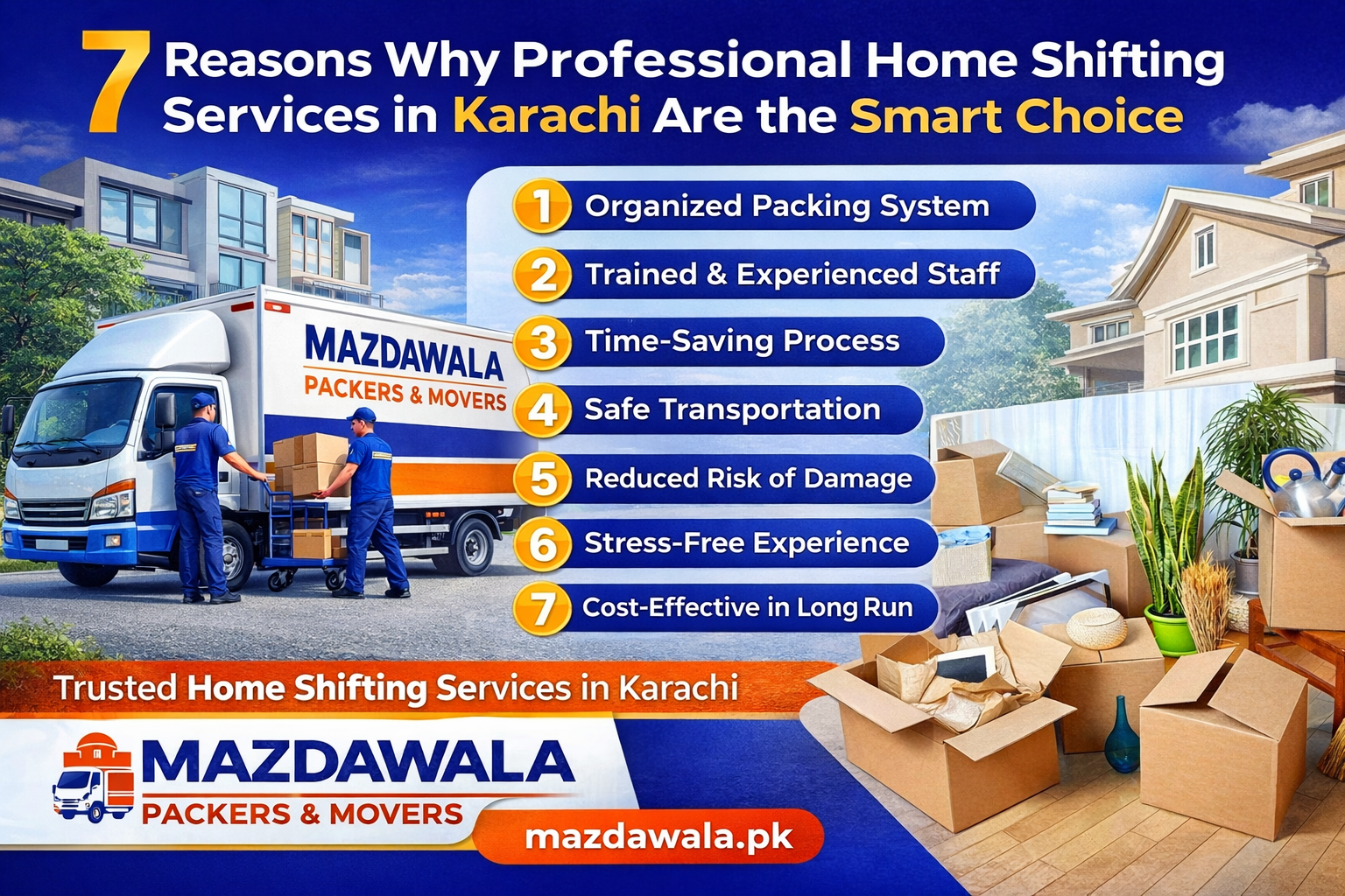 Professional Home Shifting Services in Karachi