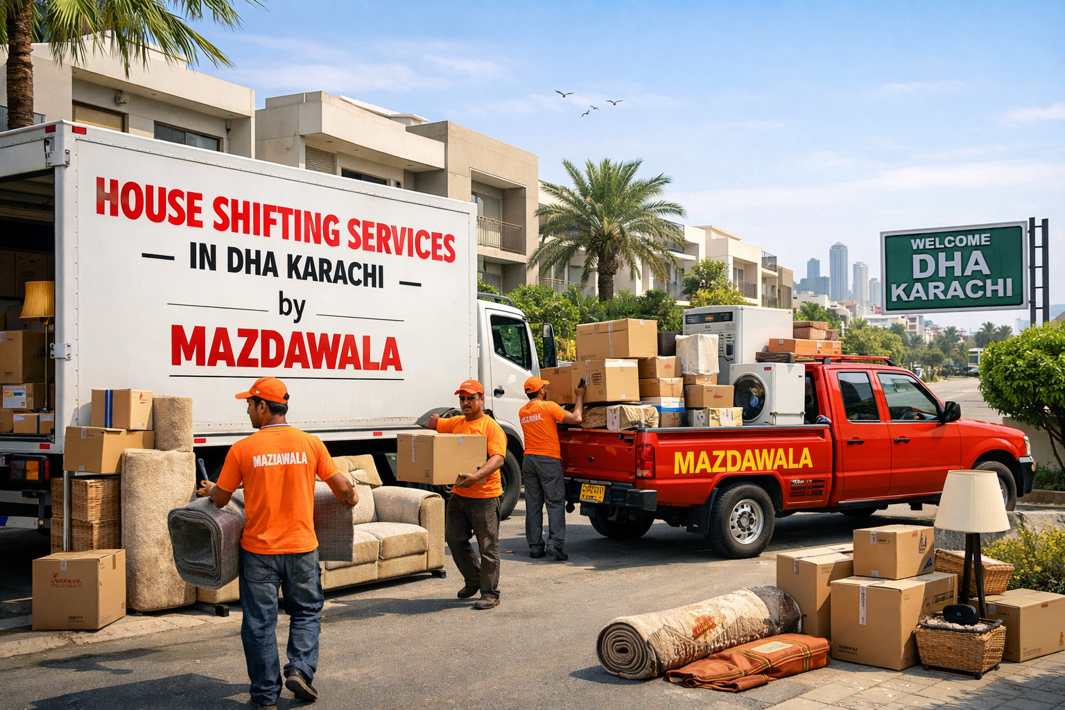 Professional House Shifting Services In DHA Karachi