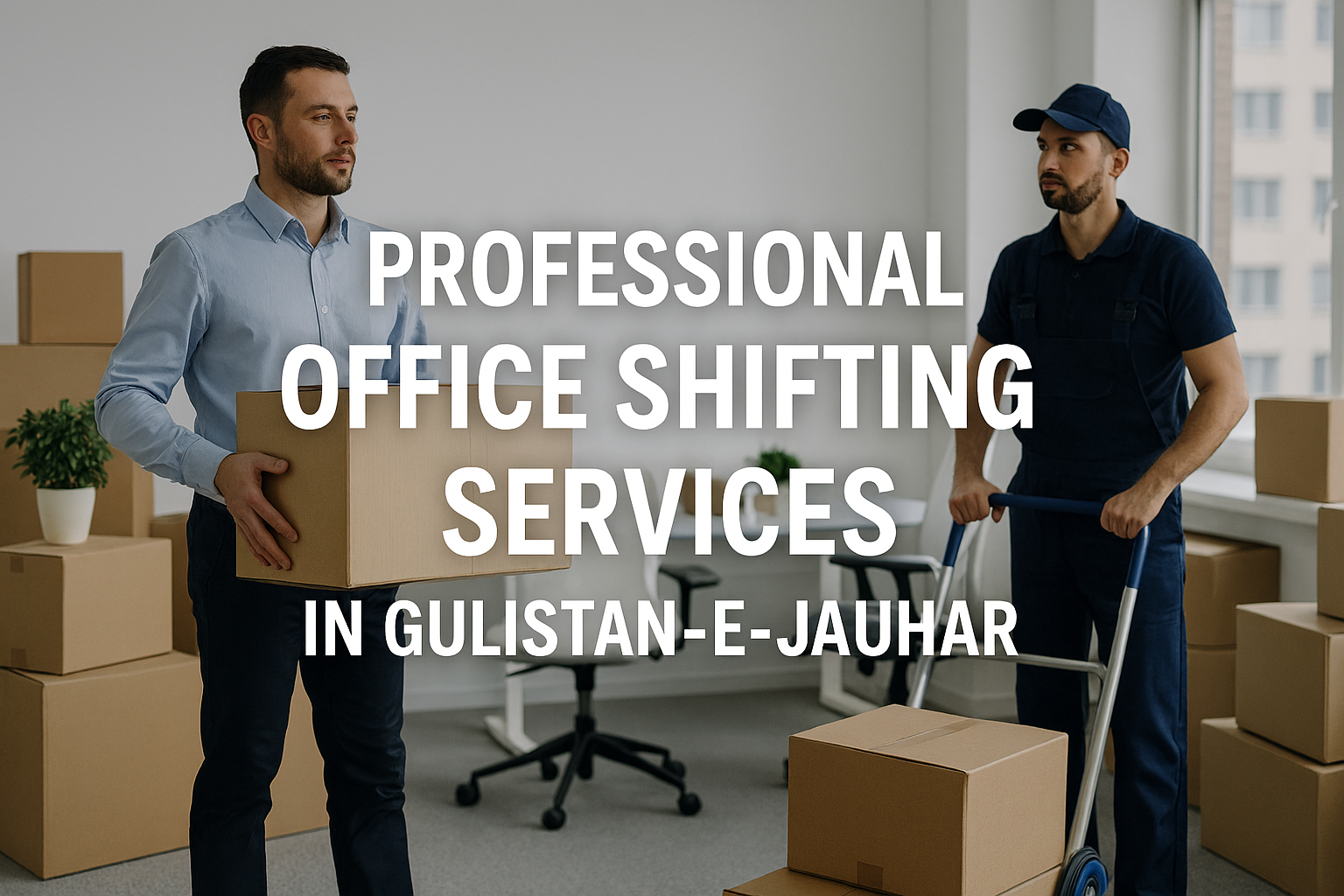 Professional Office Shifting Services in Gulistan-e-Jauhar