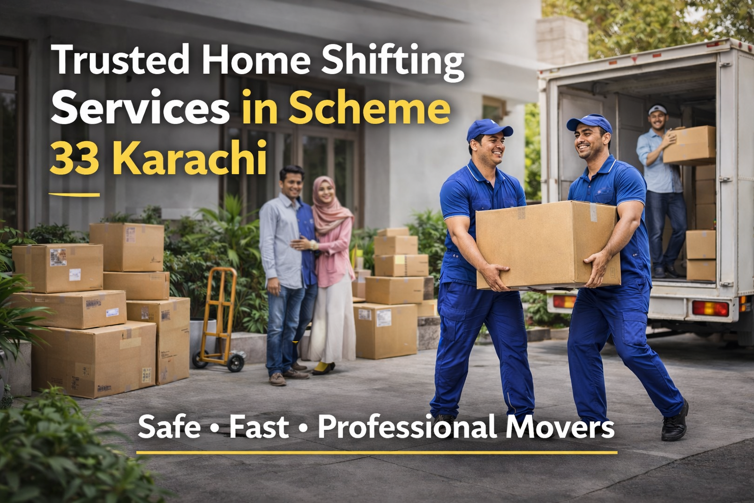 Trusted Home Shifting Services in Scheme 33 Karachi