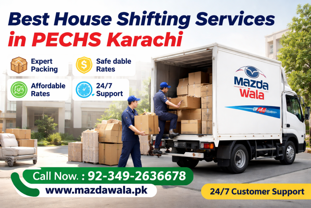 Professional Best House Shifting Services in PECHS Karachi – Reliable Movers Near You 11 Best House Shifting Services in PECHS Karachi Mazdawala