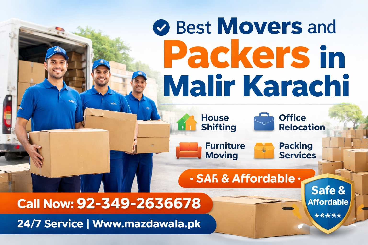 Home Car 15 Best Movers and Packers in Malir Karachi | 24/7 Reliable Shifting Services