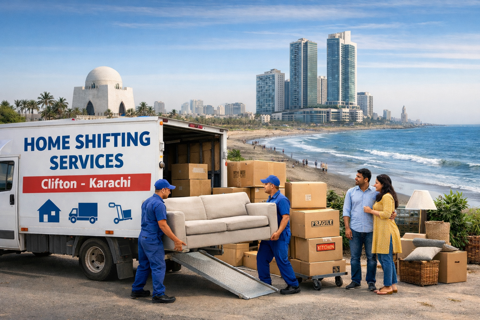 Home shifting services in Clifton Karachi