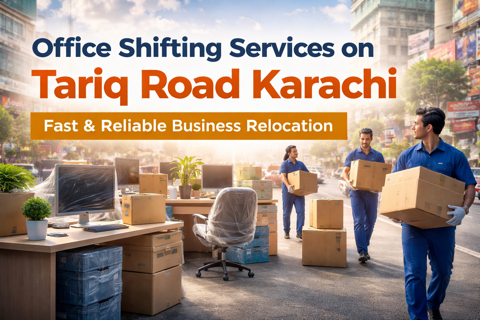 Office Shifting Services on Tariq Road Karachi