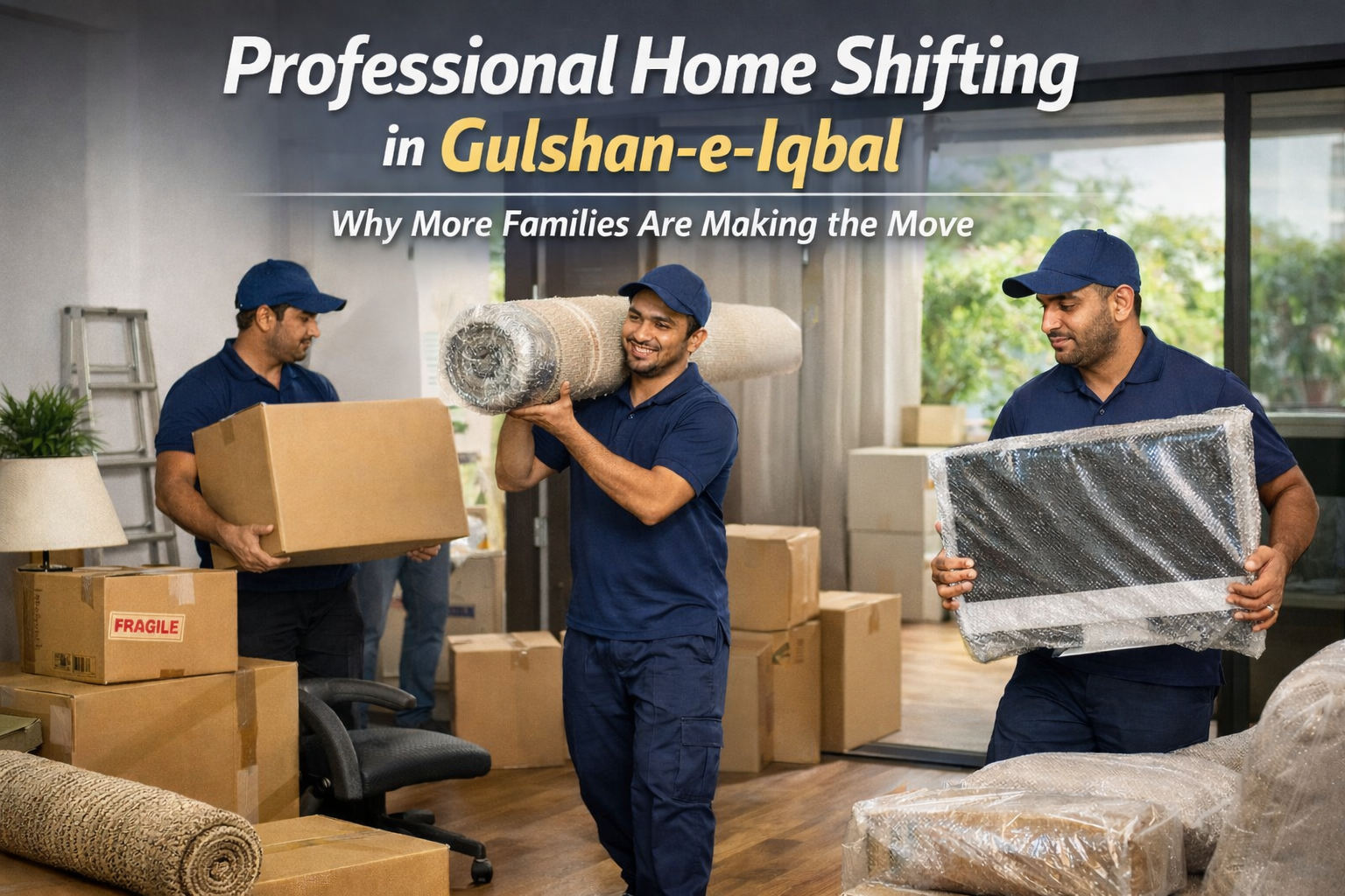 Professional Home Shifting Services in Gulshan-e-Iqbal Karachi