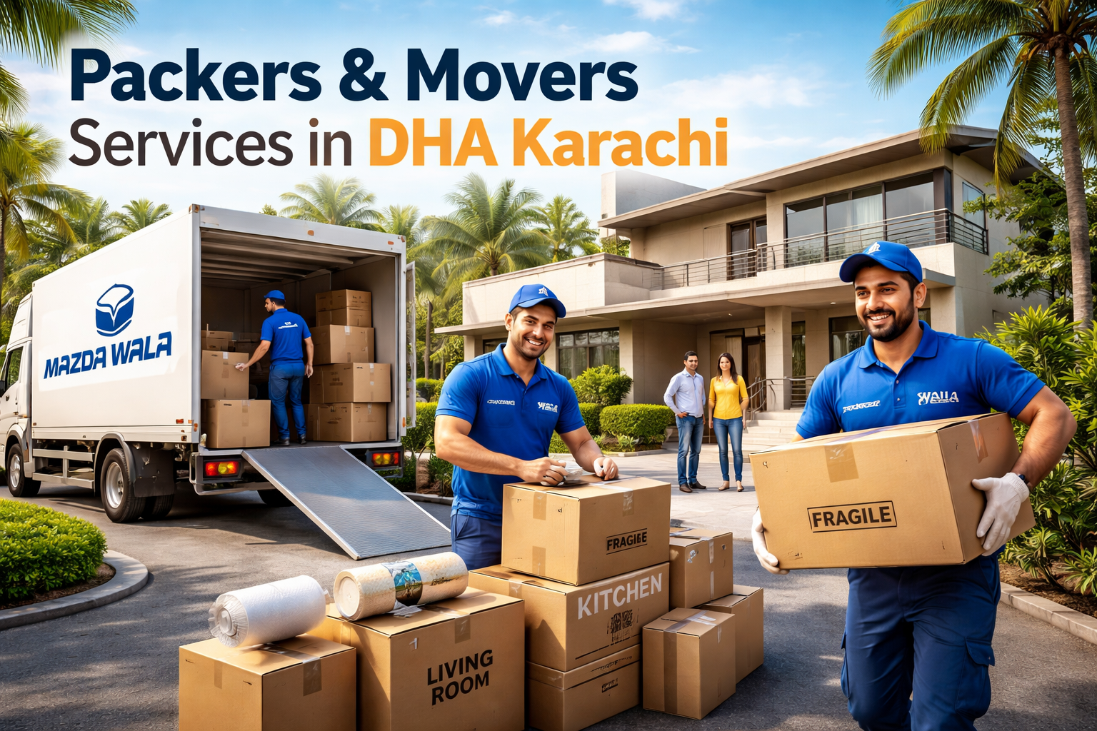 Professional Packers and Movers Services in DHA Karachi