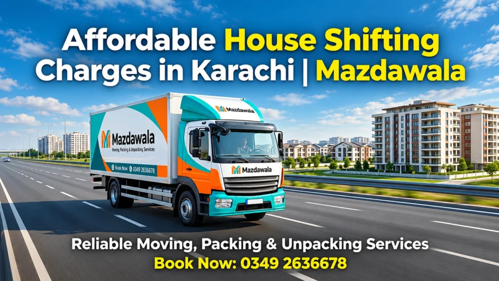 Affordable House Shifting Charges in Karachi – Cost Guide 2026 Mazdawala